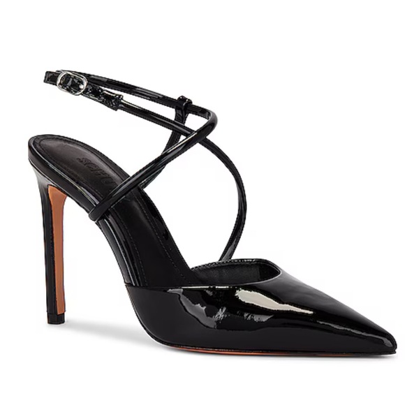 CLOSET CLOSING Revolve Schutz Aimee Heel in Black Sz 6 - Picture 1 of 5